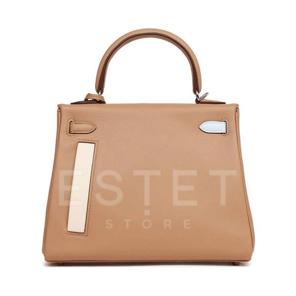 Сумка Hermes Kelly 25 Бежевая