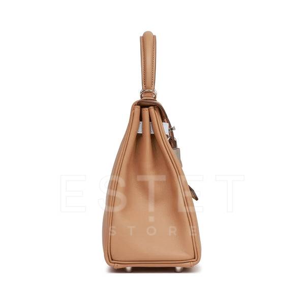Сумка Hermes Kelly 25 Бежевая