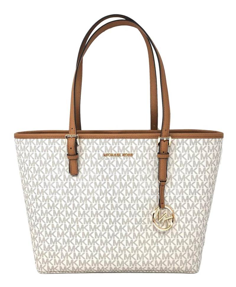 Сумка Michael Kors Jet Set Кремовая