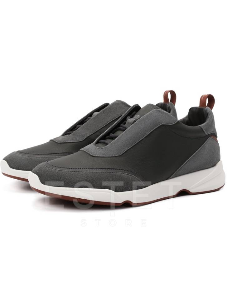 Кроссовки Loro Piana Modular Walk Темно-серые