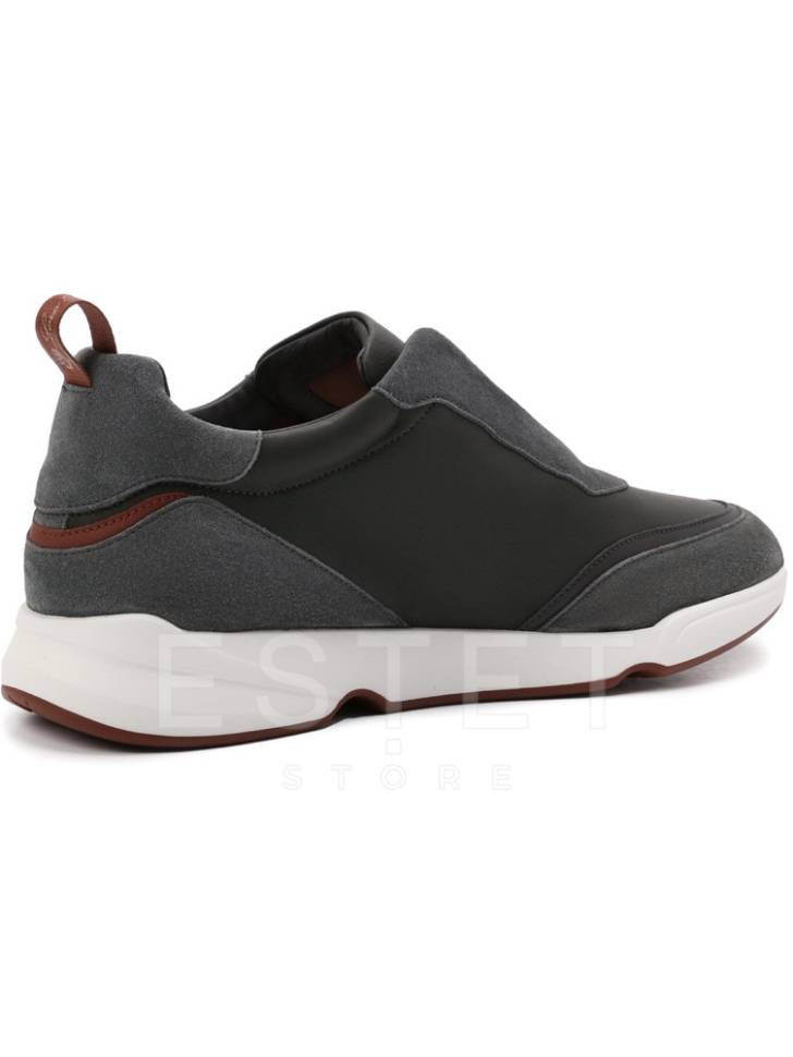 Кроссовки Loro Piana Modular Walk Темно-серые
