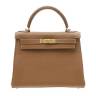 Сумка Hermes Kelly 28 Gold Светло-коричневая