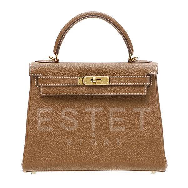 Сумка Hermes Kelly 28 Gold Светло-коричневая