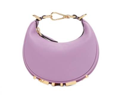 Сумка Fendi Nano Graphy Лиловая