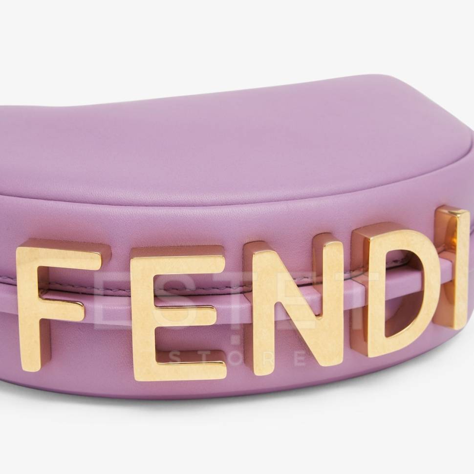 Сумка Fendi Nano Graphy Лиловая