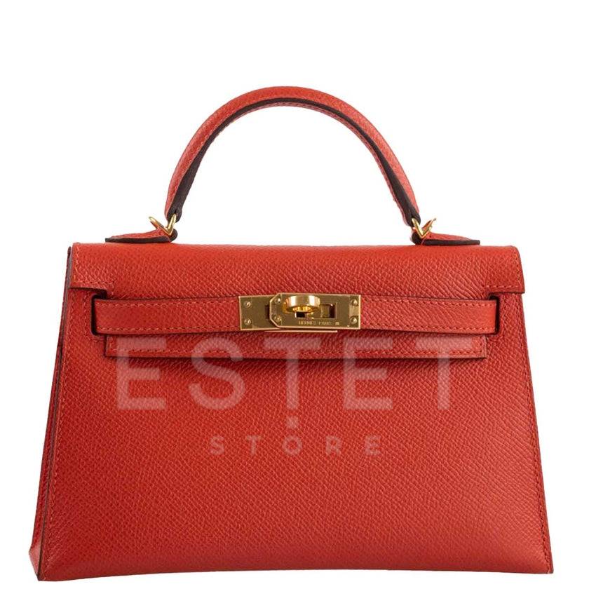 Сумка Hermes Kelly 20 Mini Sellier Красная