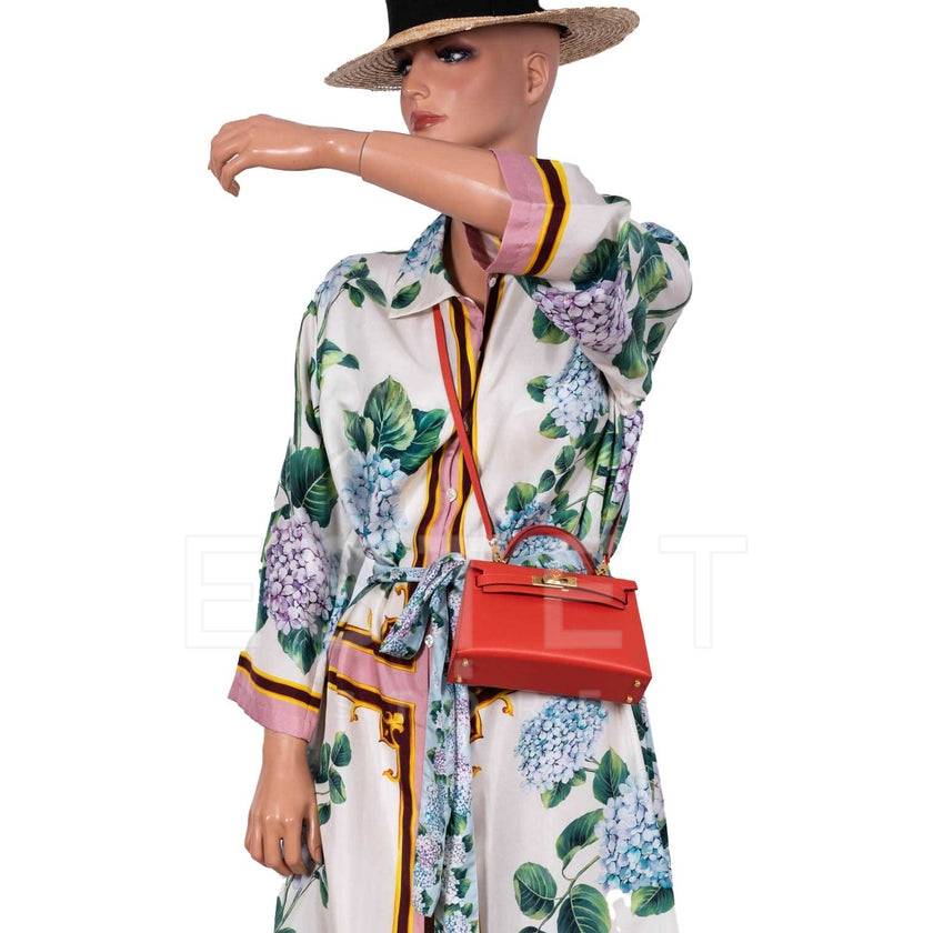 Сумка Hermes Kelly 20 Mini Sellier Красная