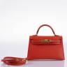 Сумка Hermes Kelly 20 Mini Sellier Красная