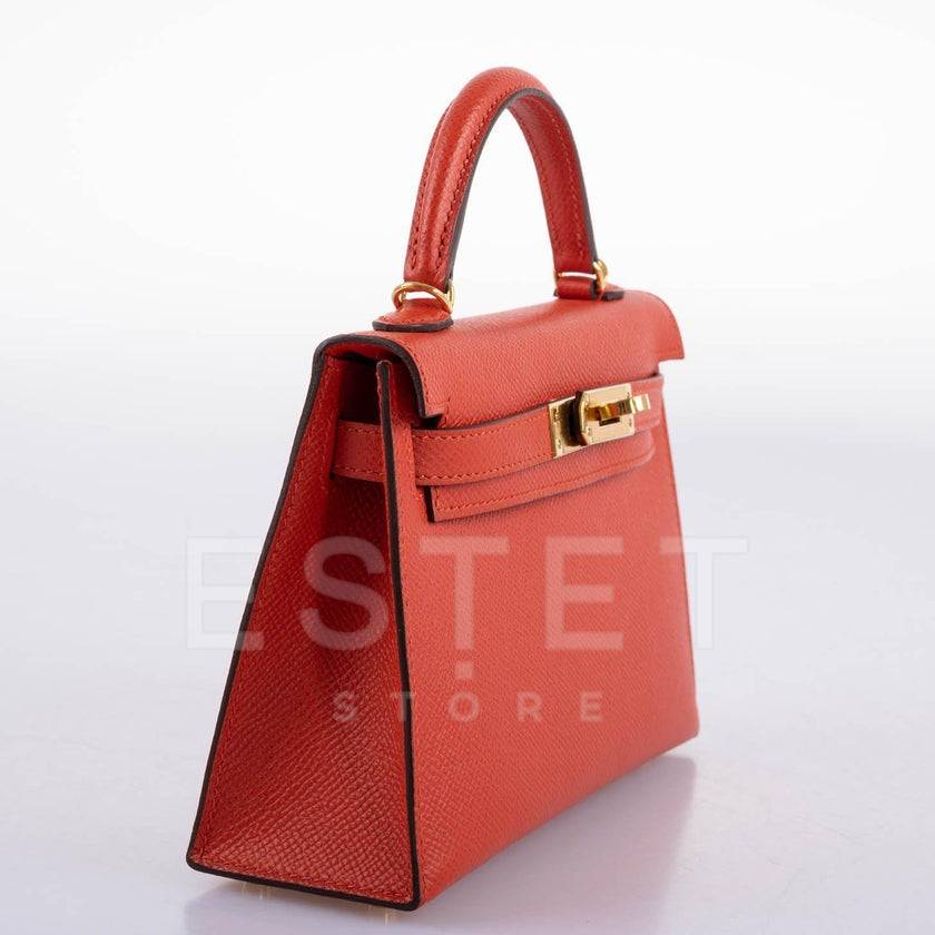 Сумка Hermes Kelly 20 Mini Sellier Красная