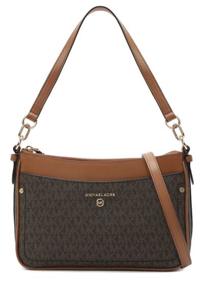 Сумка Michael Kors Jet Set Charm Темно-коричневая