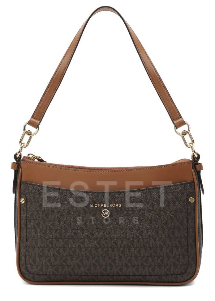Сумка Michael Kors Jet Set Charm Темно-коричневая