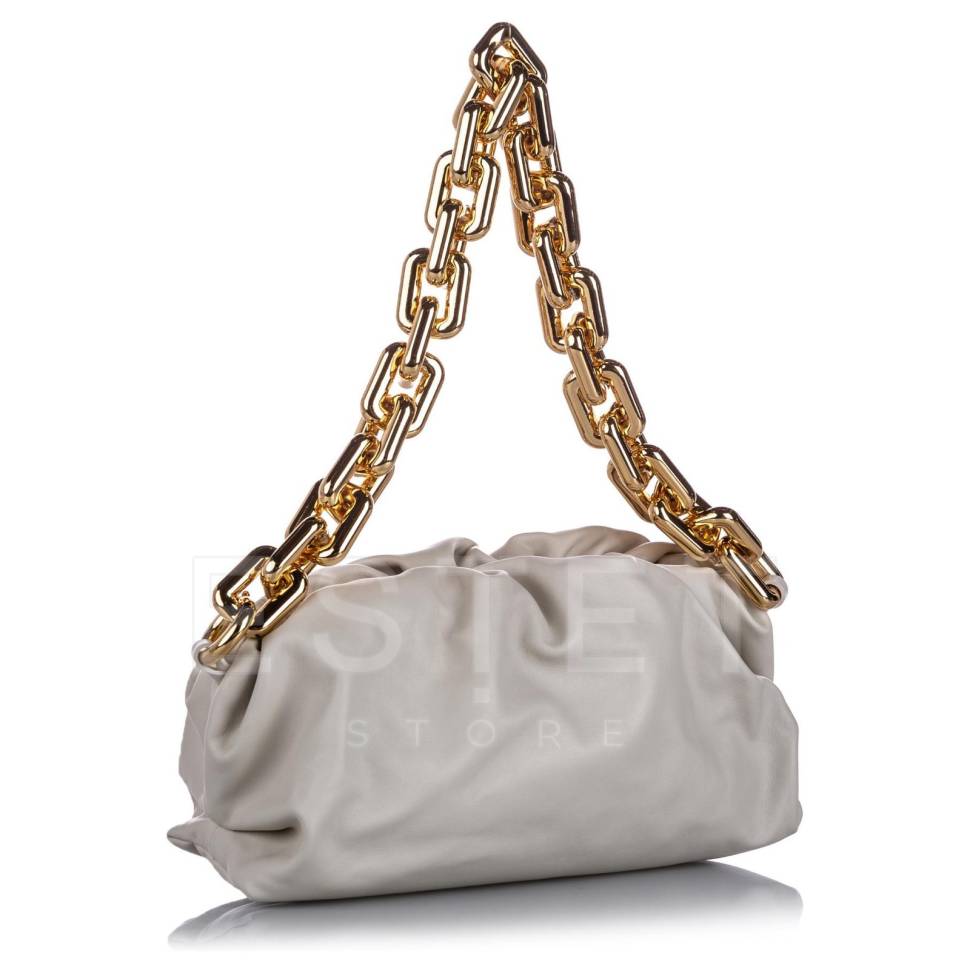 Сумка Bottega Veneta The Chain Pouch Серая