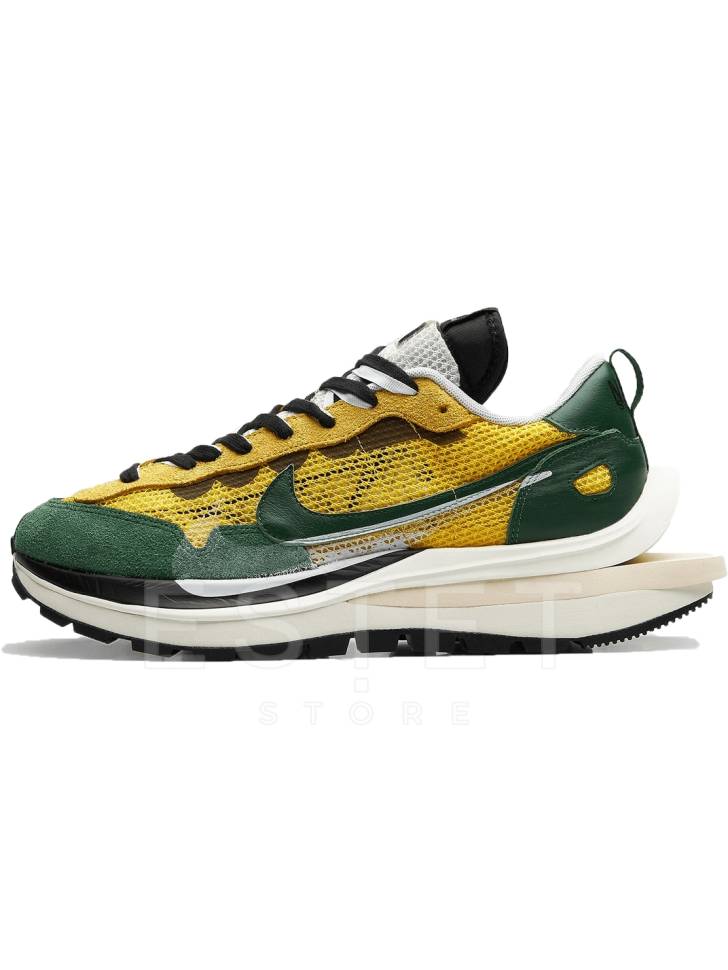 Кроссовки Nike Vaporwaffle Sacai Желтые
