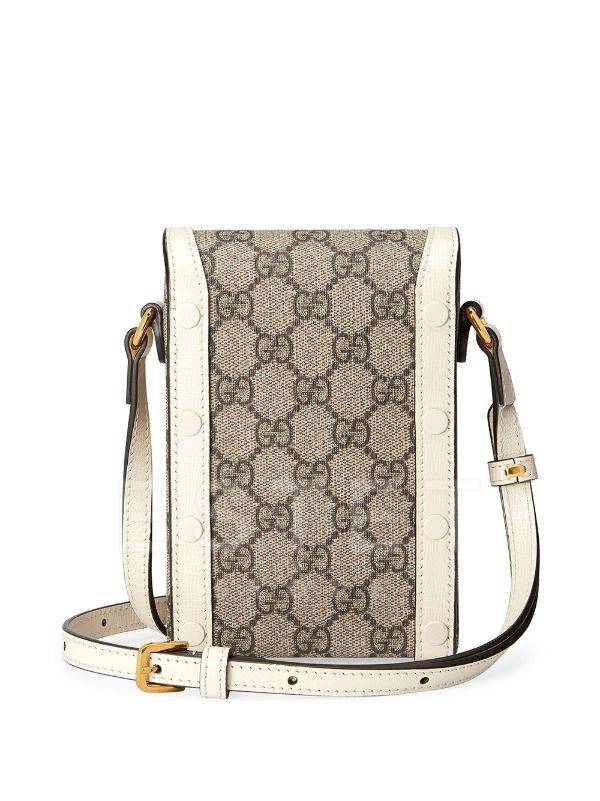 Сумка Gucci Horsebit 1955 Белая