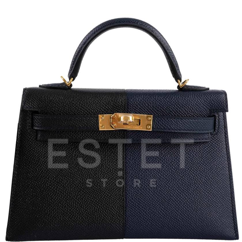 Сумка Hermes Kelly 20 Mini Sellier Черная