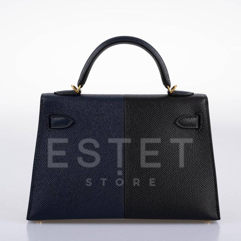 Сумка Hermes Kelly 20 Mini Sellier Черная