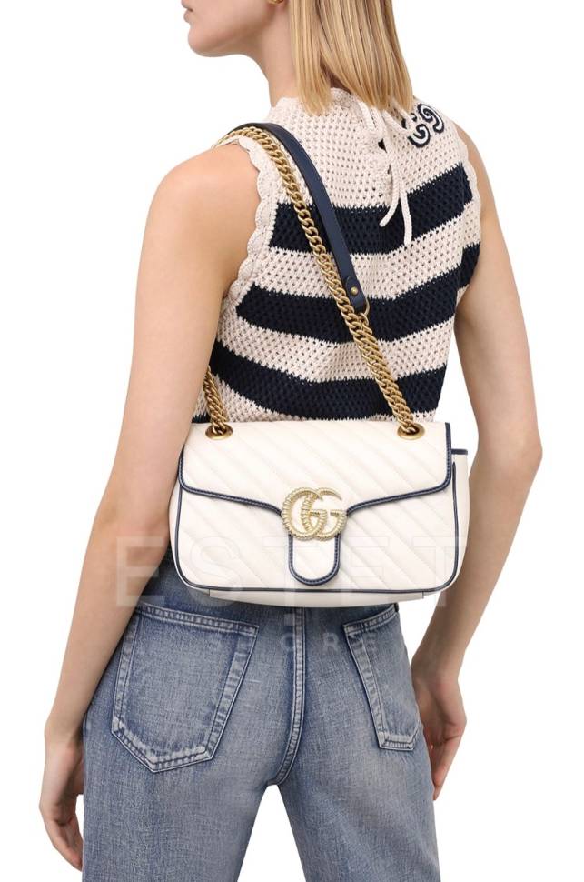 Сумка Gucci Gg Marmont Белая