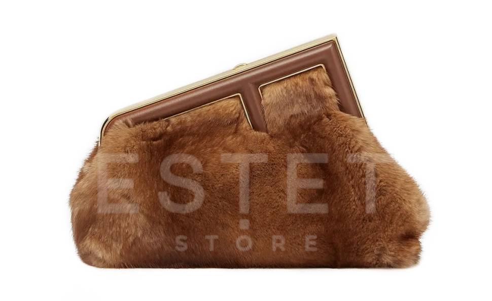 Сумка Fendi First Small Коричневая