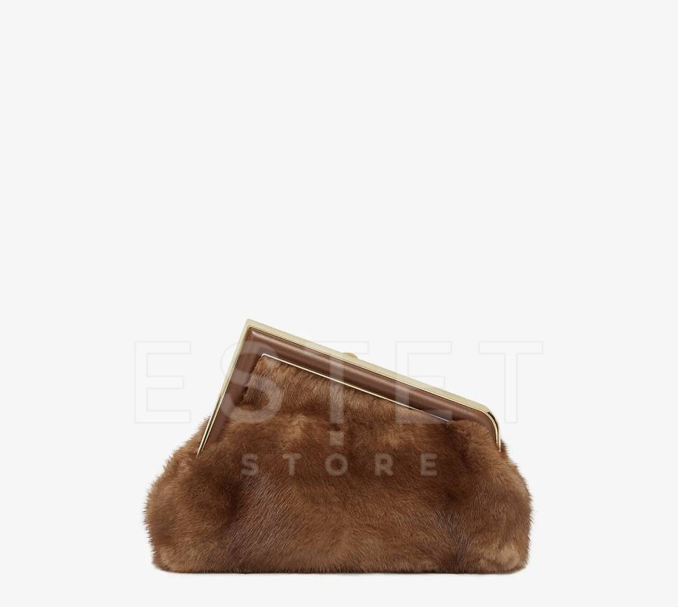 Сумка Fendi First Small Коричневая
