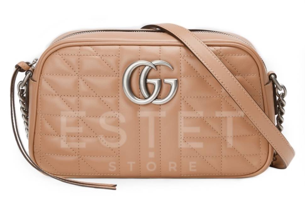 Сумка Gucci Gg Marmont Бежевая