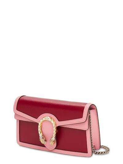 Сумка Gucci Dionysus Super Mini Бордовая