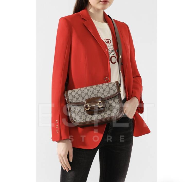 Сумка Gucci Horsebit Коричневая