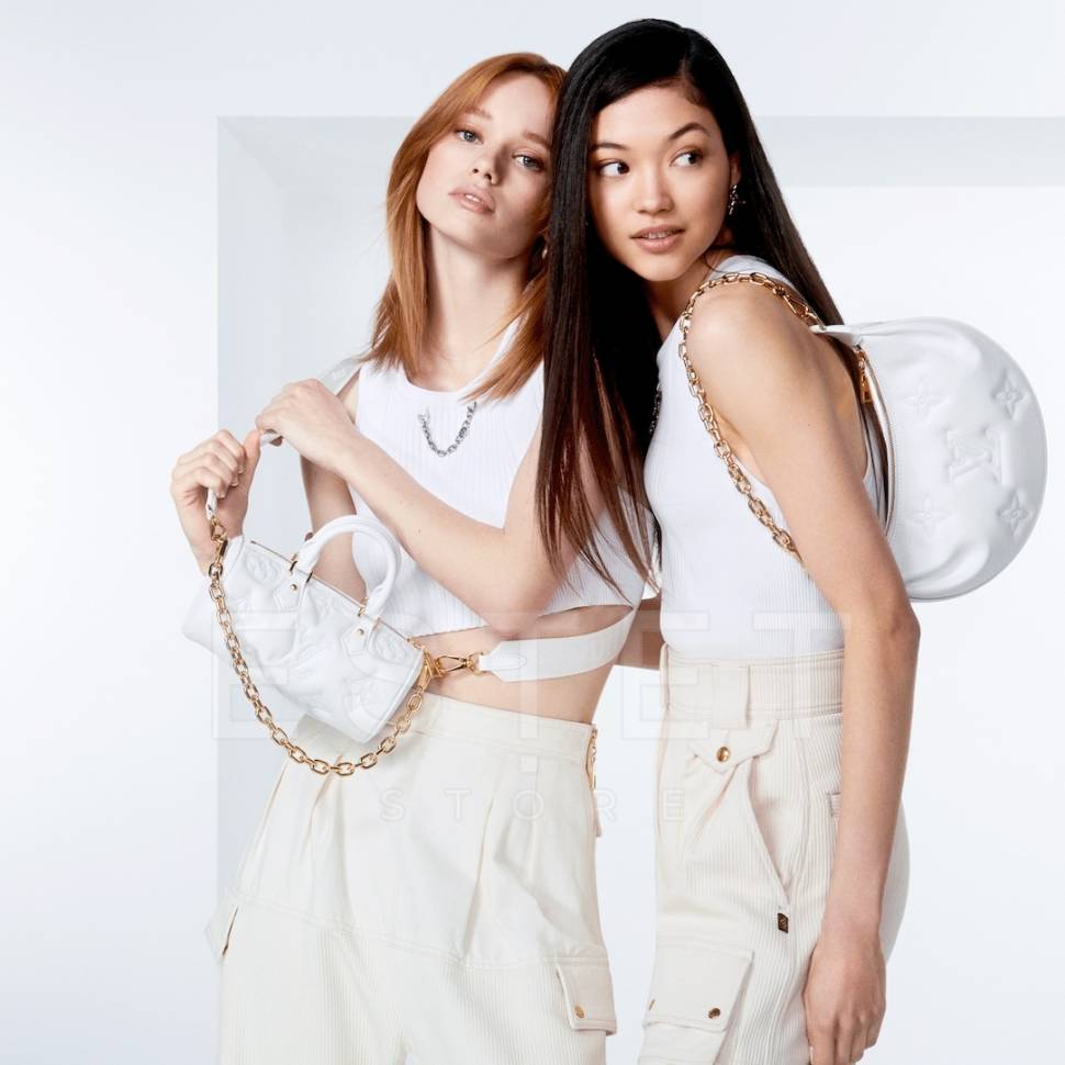 Сумка Louis Vuitton Papillon Bb Белая