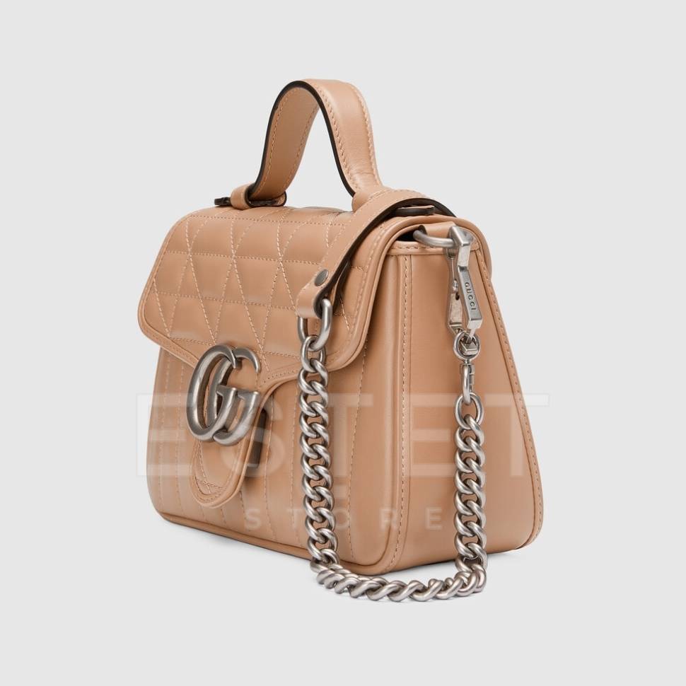 Сумка Gucci Gg Marmont Бежевая