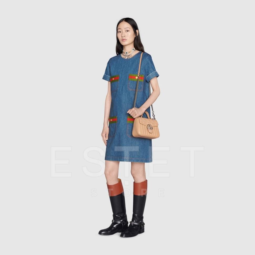 Сумка Gucci Gg Marmont Бежевая