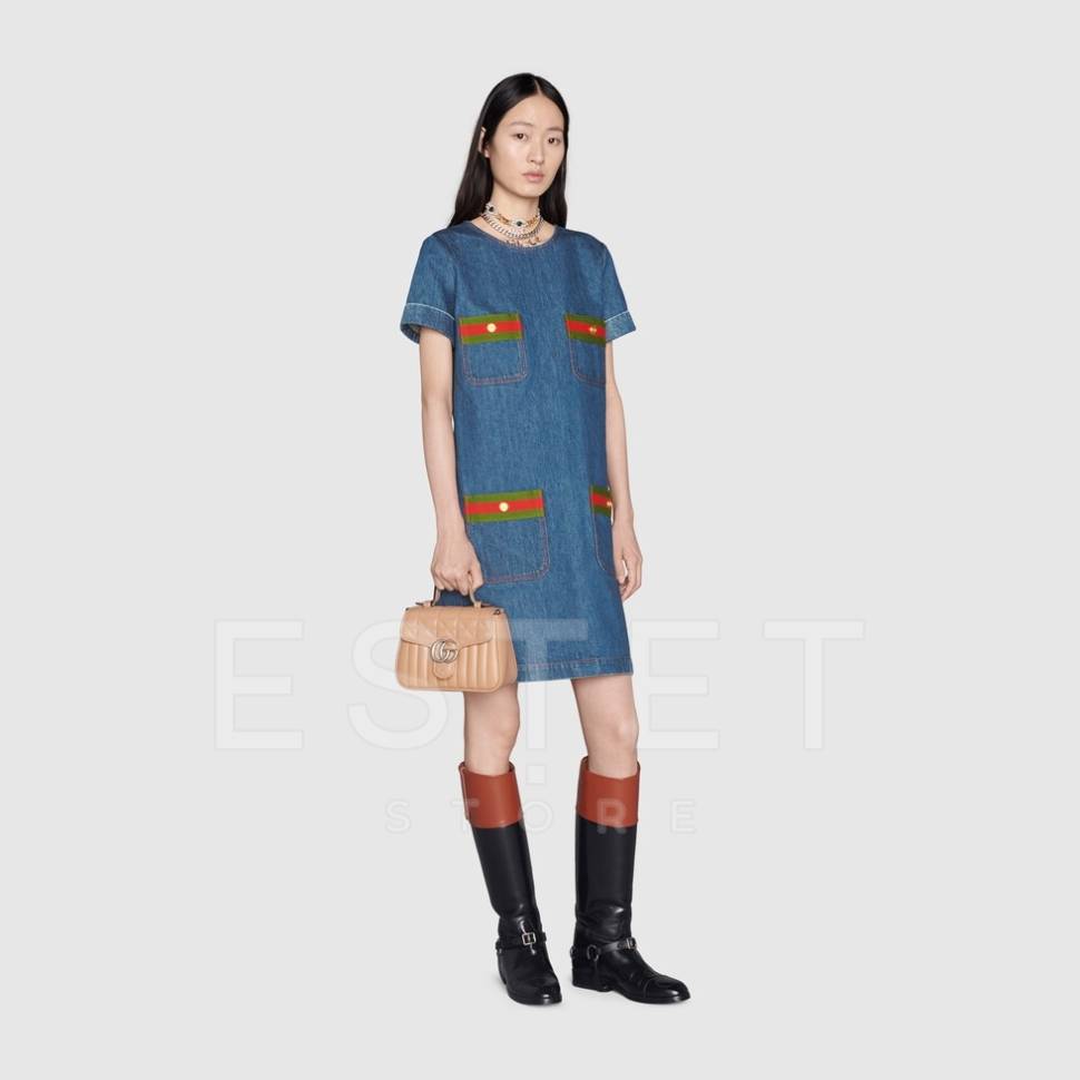 Сумка Gucci Gg Marmont Бежевая