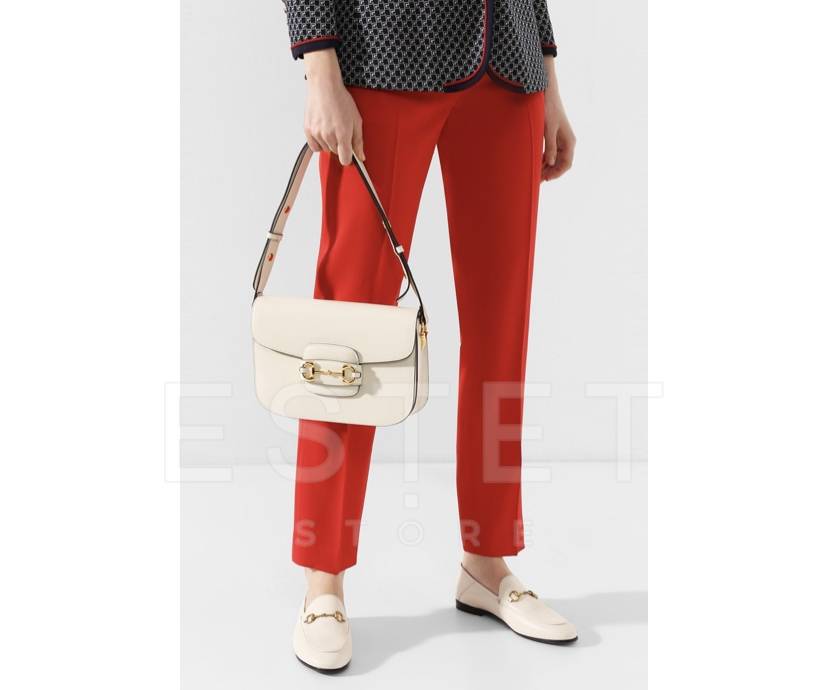 Сумка Gucci Horsebit Белая