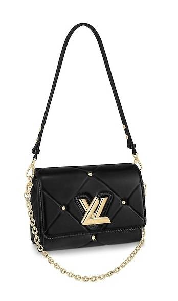 Сумка Louis Vuitton Twist Mm Черная