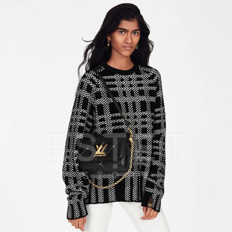 Сумка Louis Vuitton Twist Mm Черная