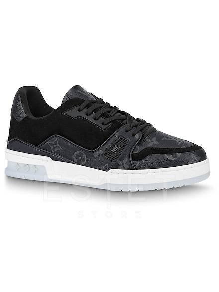 Кроссовки Louis Vuitton Lv Trainer Черные