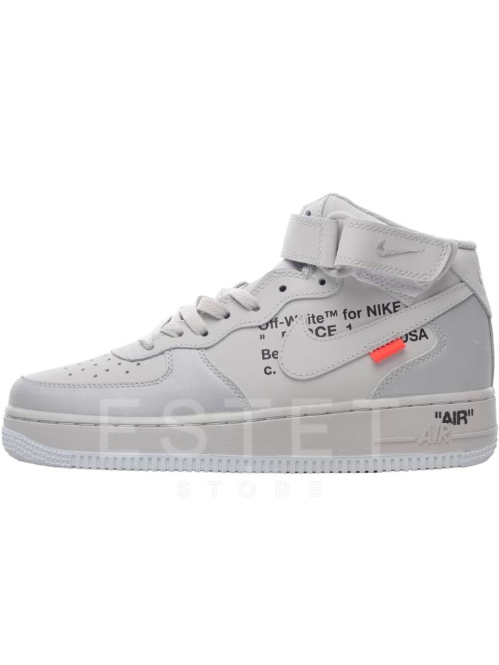 Кроссовки Off-white & Nike Серые