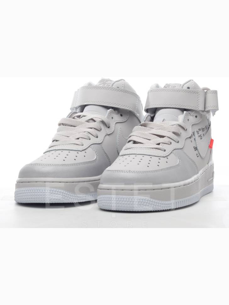 Кроссовки Off-white & Nike Серые