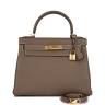 Сумка Hermes Kelly Retourne 28 Etoupe Clemence