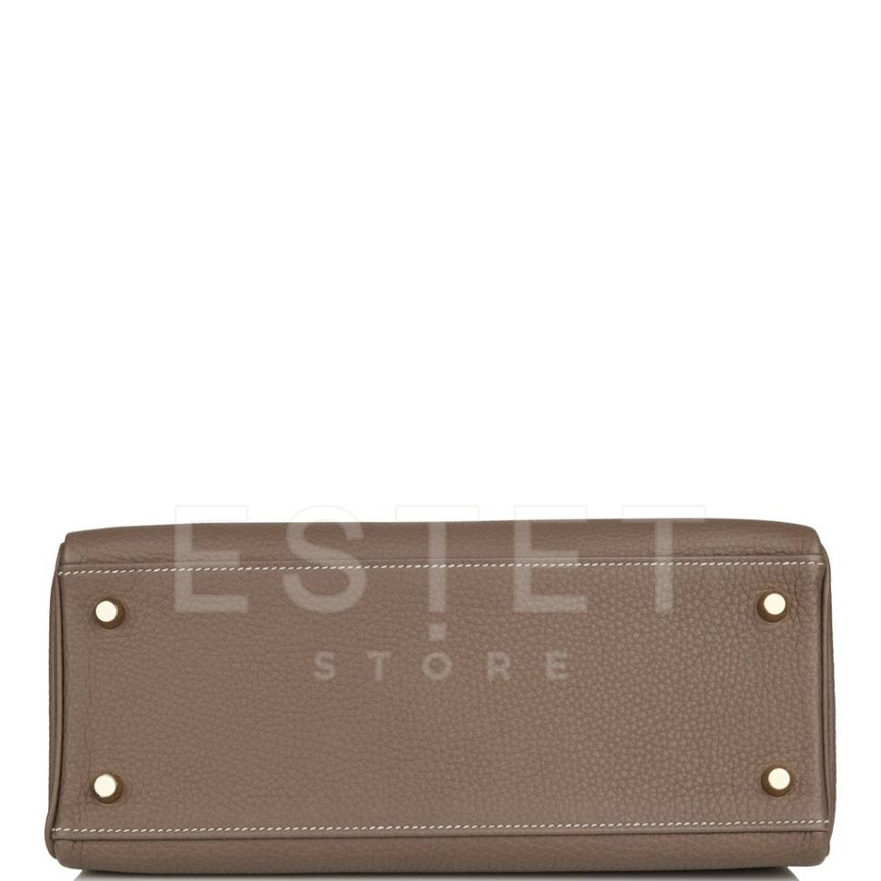 Сумка Hermes Kelly Retourne 28 Etoupe Clemence