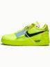 Кроссовки Off-white X Nike Air Force 1 Low Салатовые