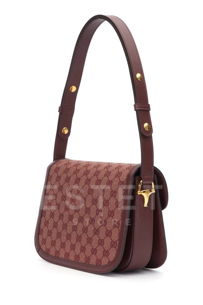 Сумка Gucci Horsebit Бордовая