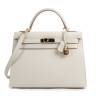 Сумка Hermes Kelly 32 Epsom Craie Белая