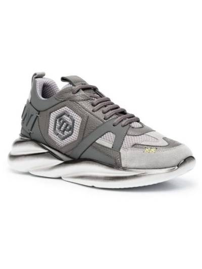 Кроссовки Philipp Plein Hexagon Серые