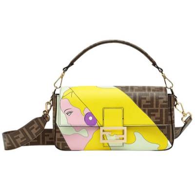 Сумка Fendi Ff Коричневая
