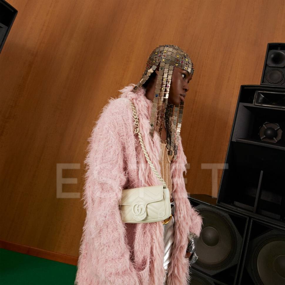 Сумка Gucci Gg Marmont Кремовая