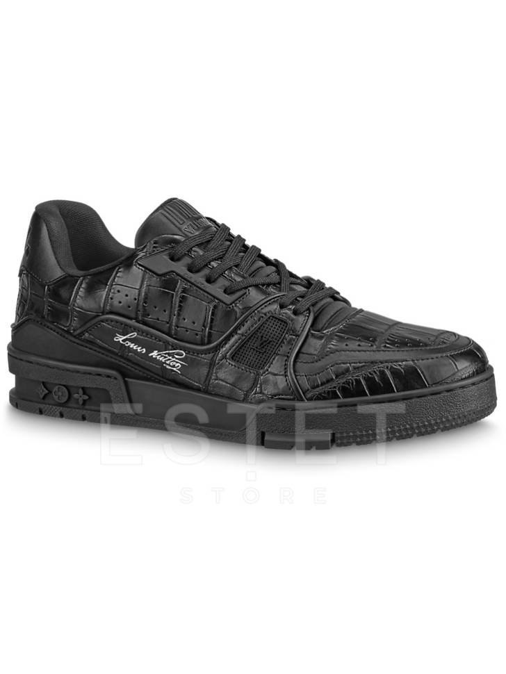 Кроссовки Louis Vuitton Lv Trainer Черные