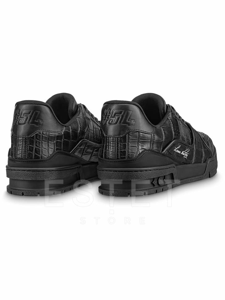 Кроссовки Louis Vuitton Lv Trainer Черные