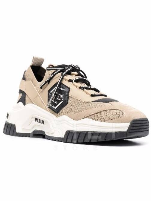Кроссовки Philipp Plein Predator Бежевые