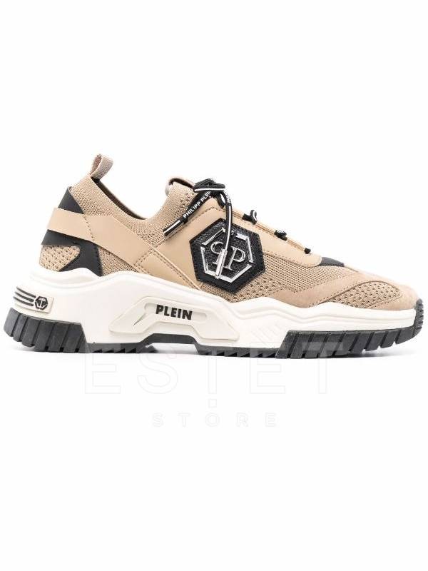 Кроссовки Philipp Plein Predator Бежевые