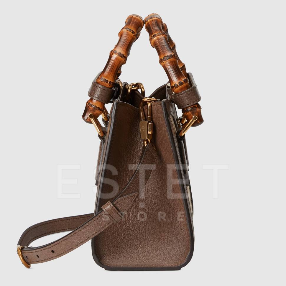 Сумка Gucci Diana Jumbo Gg Коричневая