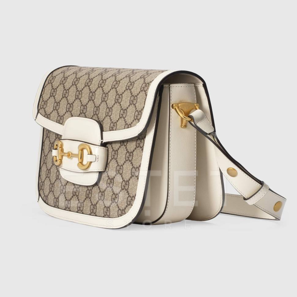 Сумка Gucci Horsebit Белая